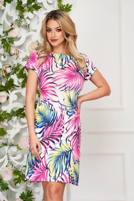 rochie starshiners roz eleganta scurta tip creion S049330 1 477862