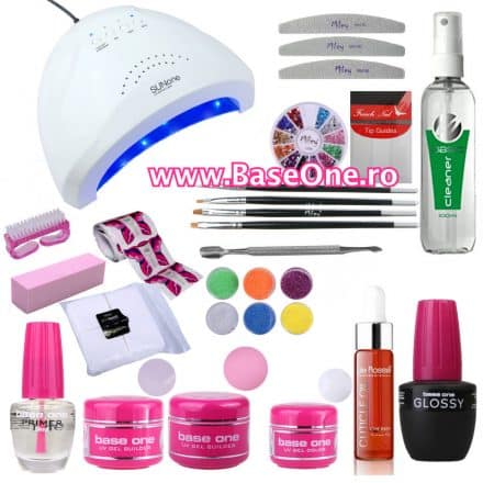 kit unghii cu gel uv base one 16448