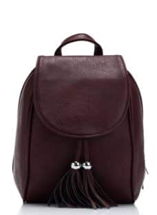 Rucsac Carmen bordo cu ciucuri