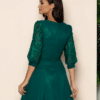 rochie verde lunga 2