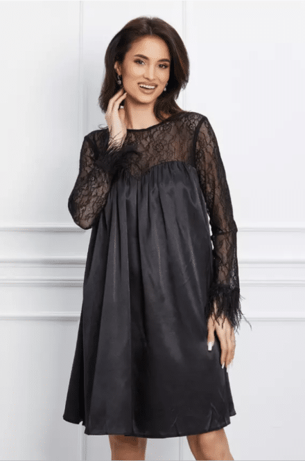 rochie eleganta dyfashion neagra