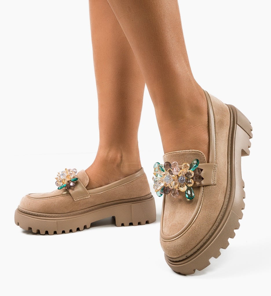 pantofi casual barry khaki8809641